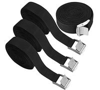 4 Pcs Heavy-Duty Cam Buckle Tie Down Straps, 5m x 25mm