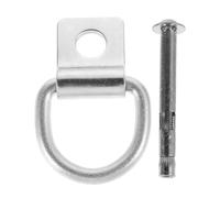 4 PCS Heavy Duty Stainless Steel V-Shaped D-Rings Cargo | Securing Hooks Truck Bed Trailer Tie Down Anchor Points Trailer Accessories