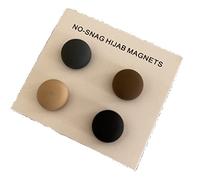 4 Pcs Hijab Magnets No Snag Magnets Multi Use Strong Magnets For Women (Design 5)