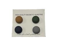 4 Pcs Hijab Magnets No Snag Magnets Multi Use Strong Magnets For Women (Design 9)