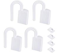 4 Pcs Hinge Guard Finger Protector White Proofing Door Stopper Safety Door Stopper Finger Guard for Door Window Protection Baby Kids