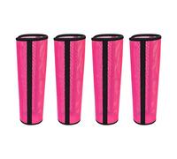 4 Pcs Horse Fly Boots Set, Shoo Fly Boots With Breathable Design, Horse Leg Protectors For Stable Support, Edge-Curved, Stomp Reduction, All-Around Protection