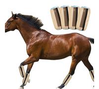 4 Pcs Horse Leg Anti-Mosquito Cover, Universal Size Horse Leggings Fine Mesh, Fly Boot for Horses Mesh, Fly Leggings Breathable Boot, Protective Horses Leg Wraps for Preventing Flies (A)