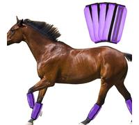 4 Pcs Horse Leg Anti-Mosquito Cover, Universal Size Horse Leggings Fine Mesh, Fly Boot for Horses Mesh, Fly Leggings Breathable Boot, Protective Horses Leg Wraps for Preventing Flies (B)