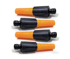 4 Pcs Hose Nozzle,Adjustable End Sprayer Gun Pipe Accessories Garden Spray Nozzles Connector Attachment Plastic Easy Hosepipe Head Sprayers Replacement for Outdoor Watering with Pressure Shower