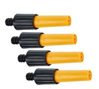 4 PCS Hose Nozzles, Hose Pipe Nozzle End, Garden Hose Nozzles and Spray Adjustable Head Garden Hose to Adjust The Water Flow for Watering Plant, Lawn, Garden, Car Washing, Showering Pet