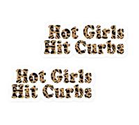 4 Pcs Hot Girls Hit Curbs Car Stickers Fun Car Sticker Bumper Stickers Princess Windshield Sticker for Cars,Windows, Tablet,Skateboard Snowmobiles,Trucks,Vans,Walls,Laptop