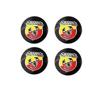 4 Pcs Hub Centre Caps for Abarth 60MM, Wheel Centre Sticker Rim Protectors Badge Logo Wheel Protectors Wheel Trims Wheel Centre Caps