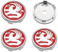 4 Pcs Hub Centre Caps for Opel Vauxhall Astra K Insignia Vectra Crossland Corsa 56MM/60MM, Waterproof Wheel Center Caps, Wear Resistant Hubcaps, Center Hub Cap Trim with Logo