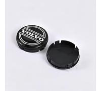 4 Pcs Hub Centre Caps for Volvo S90 Plug-In Hybrid 2025, Stable Protect & Enhance Your Vehicle's Wheels Easy To Install Waterproof Wear-Resistant Car,64mm Black