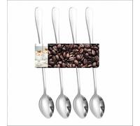 4 Pcs Ice Cream Spoons Latte Long Handle Stainless Steel Sundae Dessert - Hot Chocolate Jam Spoon Coffee Spoons Long Handled