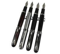 4 pcs in Gullor 250 fountain pen in 4 colours with original pen pouch and 5 colours ink cartridge set 4 color(E) + ink