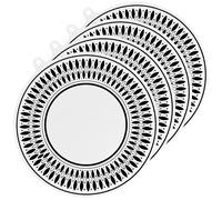 4 Pcs Induction Hob Protector 28cm Silicone Induction Stove Protector Nonslip Induction Burner Mat Temperature Resistant Induction Stove Protective Cover Reusable for Induction Cooktop Home