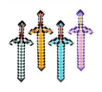 4 Pcs Inflatable Pirate Swords for for Theme Party Birthday Swimming Pool Party Cosplay Halloween Costume Accessories Stage Props（4 Colours）