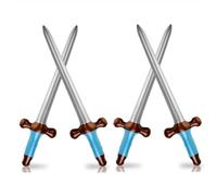 4 Pcs Inflatable Swords, 24in Inflatable Pirates Swords Pirate Party Supplies for Theme Party Birthday Swimming Pool Party Cosplay Halloween Costume Accessories Stage Props