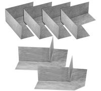 4 Pcs Inside & Outside Waterproofing Membrane - Polyethylene Shower Corner Seamless Membrane for Bathroom, Steam Room, Bathtub Walls & Surrounds