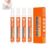 4 Pcs Instant Stain Remover Pens, Stain Remover Pen for Clothes, Multipurpose Wash Free Stain Remover Pens Travel Wash Quick Effect And Drying, Travel & Pocket Size