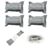 4 Pcs Israeli Bandage, Compression Trauma Bandage, Skin-Friendly, Durable, and Efficient in Hemostasis, for First Aid and Wound Care