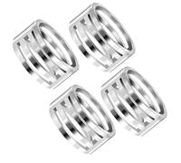 4 Pcs Jump Ring Opener, Jump Ring Opener Finger Tool - Stainless Steel Circle Split Rings Openers for Jewelry Making Circle Supplies, Durable and Versatile Craft Tools
