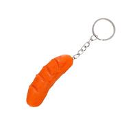 4 Pcs Kelp Shape Keychain Pendant Hangings Ornament Simulation Food Keychain Corn Shape Keyring Hot Dogs Car Chain
