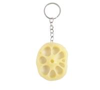 4 Pcs Kelp Shape Keychain Pendant Hangings Ornament Simulation Food Keychain Corn Shape Keyring Hot Dogs Car Chain