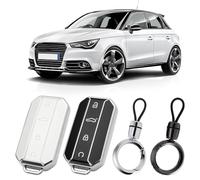 4 PCS Key Fob Cover Kit with Car Key Holder, Compatible with Chery Jaecoo Models, 4 Button Soft Protective Case for ull Protection, Stylish and Beautiful