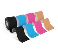4 PCS Kinesiology Tape, 5cm Waterproof Sports Strapping Tape - Therapeutic Adhesive KT Tape Roll - Sports Tape Athletic Tape Elastic - Ideal for Exercise, Sports, and Injury