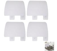 4 PCS Kitchen Sink Splash Guards, Sink Splash Guard, Featuring Suction Cups, Ideal for Home Cooks, Apartment Dwellers, and Kitchen Hygiene Conscious Individuals