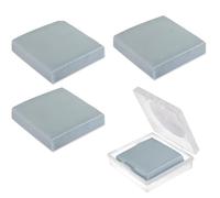 4 Pcs Kneaded Eraser, Grey Kneadable Eraser, Reusable Rubbers Erasers, Artists Erasers, Create Highlights Putty Rubber for Artists, Sketching Art Rubber, for Adults On School Office