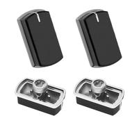 4 Pcs Knobs Replacement for Belling Cooker, Oven, Hob, Stove, Grill, Cooker Knobs Black Control Dial Compatible with Models 444440165, 444449563, FSDF60DO, FSG60D & More, Part No. 083240900
