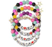 4 Pcs Korean Wave Inspired Bracelet Set, Friendship Bracelets for Fans