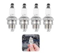 4 Pcs L7T Spark Plug, Stroke Engine Spark Plug, Compatible with BPMR7A, CJ8, RCJ6Y, RCJ7Y, Lawn Equipment & Small Engine Power Tools, for Two-Stroke Chain Saws, Lawn Mowers, Sprayers, Tea Pluckers