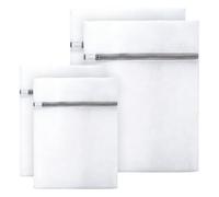 4 PCS Laundry Bags, Mesh Laundry Bag, LaundryBags With Zips, Reusable Delicates Wash Bags For Washing Machine, 20x30cm /30x40cm For Clothes, Bras, Socks And Shoes