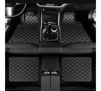 4 PCS Leather Car Floor Mats for Corvette C6 2004-2013 - All Weather Waterproof Dustproof for Front Rear Seats Comfortable Auto Carpet,Black