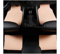 4 Pcs Leather Car Floor Mats For Toyota Yaris Cross/Hybrid 2020-2025, Custom All Weather Front Rear Row Carpet Foot Pads Liners Full Set Waterproof Protection Accessories,H/Beige