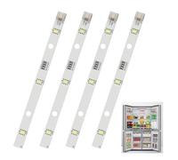 4 Pcs LED Fridge Strip Light for Hisense/Rongsheng, 16×1cm Refrigerator Lighting Bar Replacement DC12V 2W, Universal Refrigerator LED Strip Light Compatible with KIFF5020 KIFF7017 KIFF5017 KIFF7020