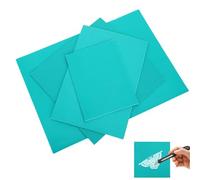 4 PCS Lino Sheets, Lino Printing Kit, Lino Printing A4/A5/A6, PVC Plate Lino Cutting Kit Easy to Engrave, Rubber Stamp Linocut Plates for DIY Stamps, Craft and Printing Projects