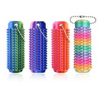 4 PCS Little ouchies Pain Fidget Toys Adults,3D Printed Pain fidget Keychain,Unique Sensory Fidget Toys for Kids,spiky Sensory Stress Reliever Kids Toys,Portable Spiky Grippie Stim Keychain Massager