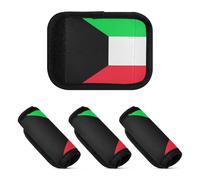 4 Pcs Luggage Handle Wraps National Flag Of The Republic Of Korea Multi-purpose Luggage Tags for Suitcases
