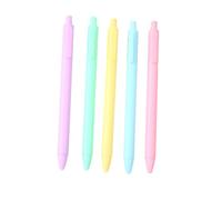 4 PCs-Macaroon Retro Black Bullet Stationery-Macaroon Color Pole (Black core)