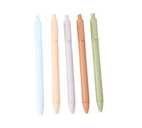 4 PCs-Macaroon Retro Black Bullet Stationery-Mo Landi Color Pole 1 (Black core)