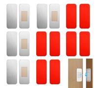 4 Pcs Magnetic Door Catch, Strong Cabinet Door Magnets for Closure with Adhesive. No Drill Mounting Magnetic Door Catches for Kitchen Wardrobe Closet Drawers, Easy to Install
