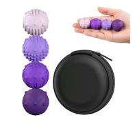 4 PCS Magnetic Fidget Balls, Silicone, Colorful Stress Relief Sensory Toys for Autism ADHD Anxiety,Fun Textures Gadgets, Office Desk Fidget Toys, Gifts for Teens Adult Coworker