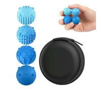 4 PCS Magnetic Fidget Balls, Silicone, Colorful Stress Relief Sensory Toys for Autism ADHD Anxiety,Fun Textures Gadgets, Office Desk Fidget Toys, Gifts for Teens Adult Coworker