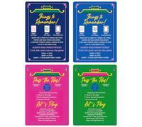 4 Pcs Mahjong Shuffler Cards, Rules Printed, Portable MahJong Accessories | 7x5 In, Waterproof Mahjong Tile Shuffler for Mixing & Shuffling, Ideal for Beginners, Lover, Senior, Club, Party Supplies
