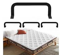 4 Pcs Mattress Slide Stopper, Metal Retainer Bar for Adjustable Beds, Keeps Mattress in Place