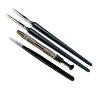 4 Pcs Mechanical Keyboard Switch Lubing Tool Kit - Brushes, Stem Holder & Tweezers for Switch Lubrication | Suitable for Cherry MX/Gateron/Kailh Switches, and Krytox 205g0 Lube