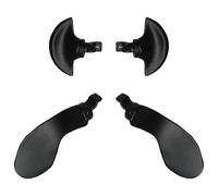 4 Pcs Metal Back Paddles for PS5 Edge Controller, Replacement Paddles for PS5 Edge Controller Rear Grip Parts,Interchangeable Metal Rear Button for PS5 DualSense Edge Controller(Black)