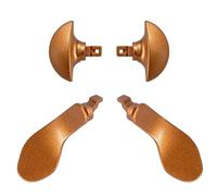 4 Pcs Metal Back Paddles for PS5 Edge Controller, Replacement Paddles for PS5 Edge Controller Rear Grip Parts,Interchangeable Metal Rear Button for PS5 DualSense Edge Controller(Gold) [video game]