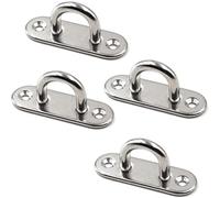 4 pcs Metal Hook Wall Mount，Stainless Steel Ceiling Hook，for Yoga Swings Hammocks, Suspension Training Straps,Shade Sails.